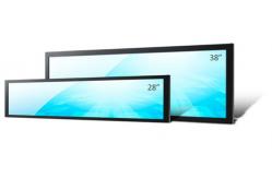 China 600cd/M2 Stretched Display Screen Digital Signage Bar Max Resolution 1920x540 supplier