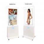Floor Standing LCD Advertising Kiosk Remote Update Android Vertical Totem Digital Signage for sale