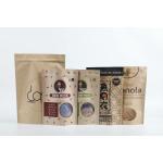 Moisture Proof Cookies Stand Up Kraft Paper Pouch for sale
