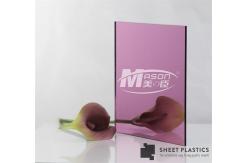 China Flexible Mirror Sheet Roll Rose Gold Mirror Acrylic Sheet 4x8 supplier