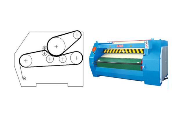 Automatic Needle Punched Felt Sammying Felt For Tannery Smooth Surface