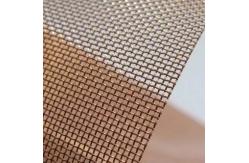 China Architectural Brass Woven Mesh Fabric Copper Braided Mesh 40 Mesh supplier