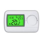 China 230V LCD Programmable Electronic Room Thermostat With NTC Sensor for sale