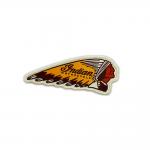 Brand Logo Embroidered Biker Patches , Custom Woven Patches Iron On Merrowed for sale