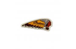 China Brand Logo Embroidered Biker Patches , Custom Woven Patches Iron On Merrowed supplier