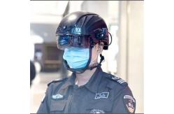 China AI Virtual Reality Smart Temperature Measuring Helmet , Integration Intelligent Interactive Helmet supplier