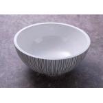 Matte White Round 4.5'' Porcelain Rice Bowl Microwave Safe for sale