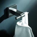 Bathroom Double Towel Hook Sus304 Stainless Steel Robe Towel Holder Heavy Duty for sale