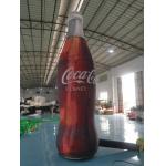 ASTM 4m Tall Advertising Inflatable Coca Cola Bottle for sale