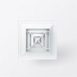 4 Way Aluminum Air Diffusers 600x600mm Square Directional Ceiling Diffuser