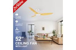 China Plastic Ceiling Fan With Light China Supplier Modern Fandelier Smart App Control supplier