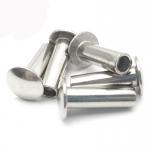 Bright SUS304 / SUS316 Stainless Steel Flat Head Rivet GB871 for sale