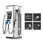 60KW 400V DC Fast EV Charger , 3 Phase CCS DC Fast Charging