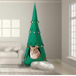 Cat Christmas Bed Comfortable Kitten Bed Christmas Tree for sale