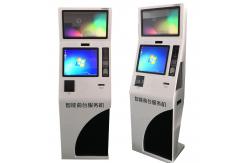 China 19inch dual screen self-service payment kiosk terminal and retail bill acceptor supplier
