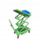 Small Portable Scissor Lift Table Cart Tilt Transport 100kg Mobile Platform Lift for sale