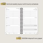 FSC Certified Paper 100GSM 2023 Mini Weekly Planner Spiral Daily Weekly Schedule