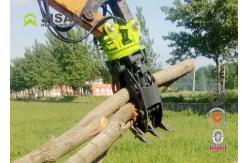 China 10-69 Ton Excavator Log Grapple 2mpa Operating Pressure Robust High Efficiency supplier