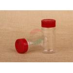 Food Storage PET Clear Pet Jars Screw Cap Clear Plastic Can For Spice 1000ml for sale