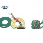 Cylindrical 360 Degree 250RPM 14mm Pancake Slip Ring for sale