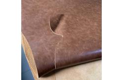 China Mirrow Face Artificial Leather Fabric Tie Dyed Pattern Width 55 synthetic leather cloth supplier