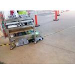 24h Long Working Time Unidirectional Tunnel AGV Auto Guided Vehicle With Laser Obstacle Sensor for sale