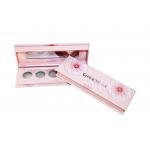CMYK Printing Eyeshadow Cardboard Palette Booklet Style 5 Pan Eyeshadow Palette for sale