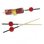 12cm Disposable Bamboo Cocktail Food Picks Fruit Picks For Drinks for sale