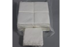 China 55% Cellulose 45% Polyester Presaturated Cleanroom Wipes 68g Fabric White Polyester Wiper 9x9 supplier