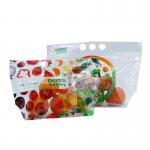 Polythene OPP Vegetable Packing Bags , L260mm Fruit Storage Bag for sale