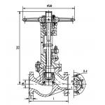Chromium Molybdenum Alloy Steel Electric Valve Actuator, Check Value J41Y DN80 DN100 for sale