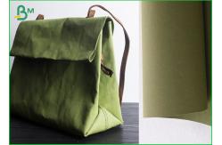 China Dark Green 150cm Width Washable Kraft Liner Paper Untear Surface And Fastness supplier