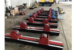China 22000lbs Conventional Welding Rollers ,10T Lead Screw Pipe Welding Rotator Stands supplier