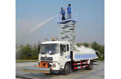 China 11 Meters Truck Mounted Scissor Lift with 500KG Loading Capacity supplier