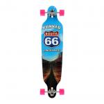 Punked Skateboards The Run 66 Longboard Complete Skateboard - 9 x 41.25 for sale