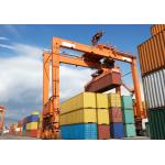 Double Girder Container RTG Mobile Gantry Crane With 10m~40m Span for sale