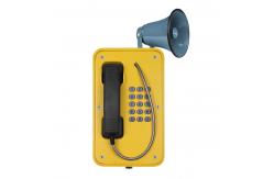 China Industrial Broadcast Telephone For Emergency , Weatherproof SOS Intercom With Horn supplier