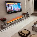 Modern Fireplace Led Electric Fireplace Remote Control Waterproof And Safe For Children