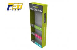 China Moisture Resistant Side Wing Display With Tires Convenient Glossy / Matt Varnishing supplier