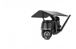 China Global Version Solar 4g Ptz Camera Vandal Proof Connect App To Control Security supplier
