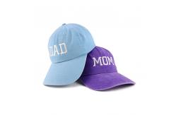 China Blue Curve Brim MOM Dad Baseball Cap Character Style supplier