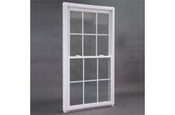 China Customization PVC UPVC Window Grill Design Single Hung Window For Residential supplier