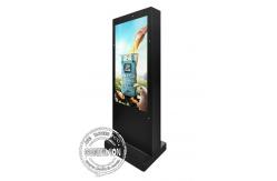 China 55 Capcitive Touch Waterproof Outdoor Digital Signage Interactive Way Finder Standee with Camera and Microphone supplier