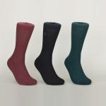 Red / Green Fiber Nylon Dress Socks , Cashmere Organic Cotton Breathable Dress Socks for sale