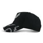 ACE Cotton Five panel Baseball Cap With Self Strap Embroidery Logo for sale