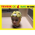 High Precision EEG Electrode Cap With Different Sensor Electrodes 16 ~ 128 Channel