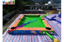 China Double Stitch Inflatable Games Rentals Snooker Field With Full Printing supplier