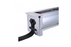 China American Standard Conference Table Manual Socket / Pop Up Electrical Outlet supplier