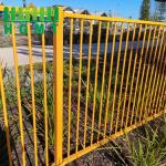 Iso9001 Tubular Steel Fence Garden Picket Top Durable for sale