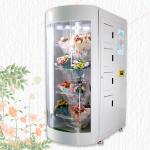 OEM ODM Fresh LCD Flower Vending Machine With Transparent Shelf for sale